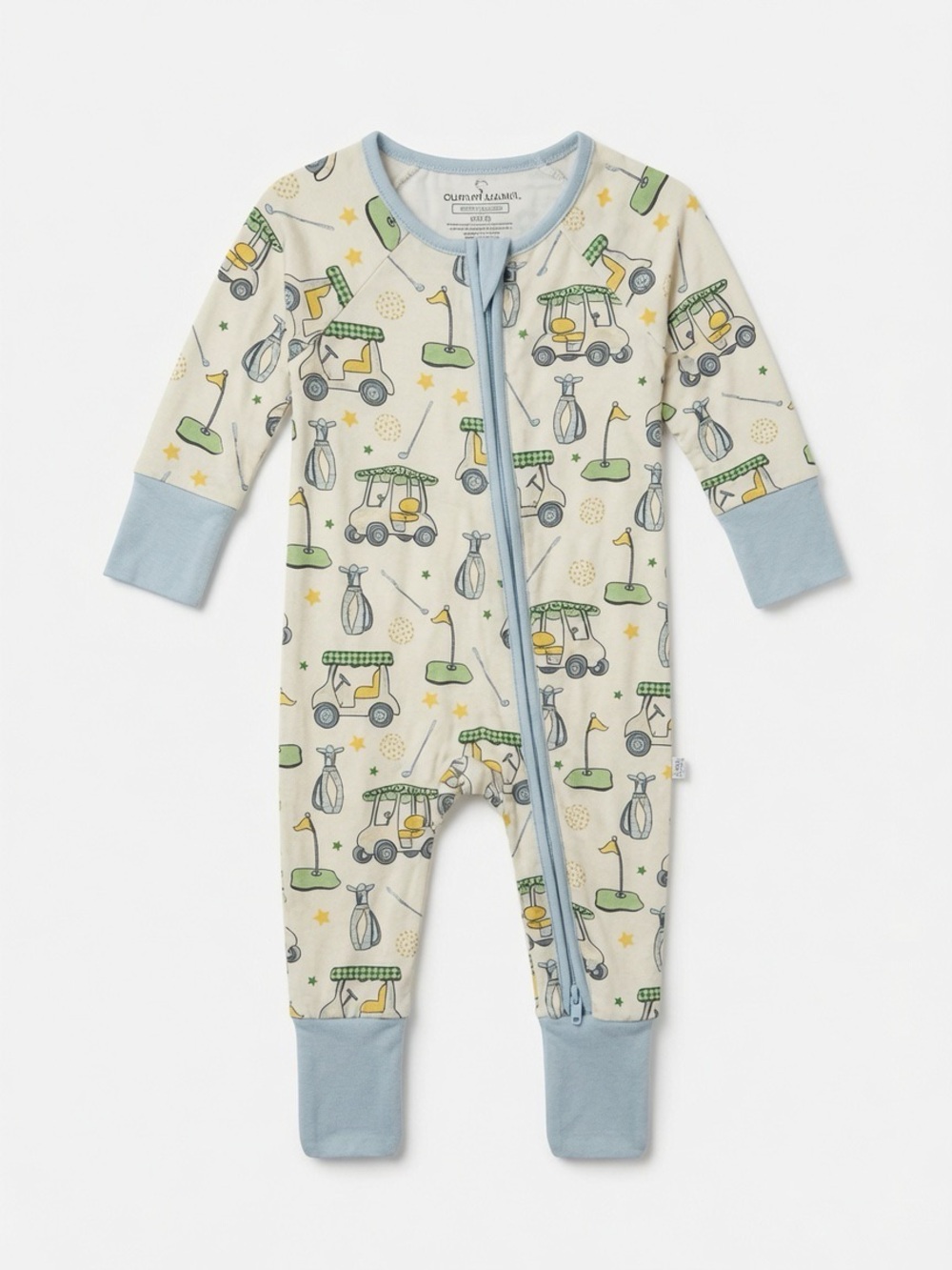 Caden Lane Golf Cart Print Convertible Zip Romper